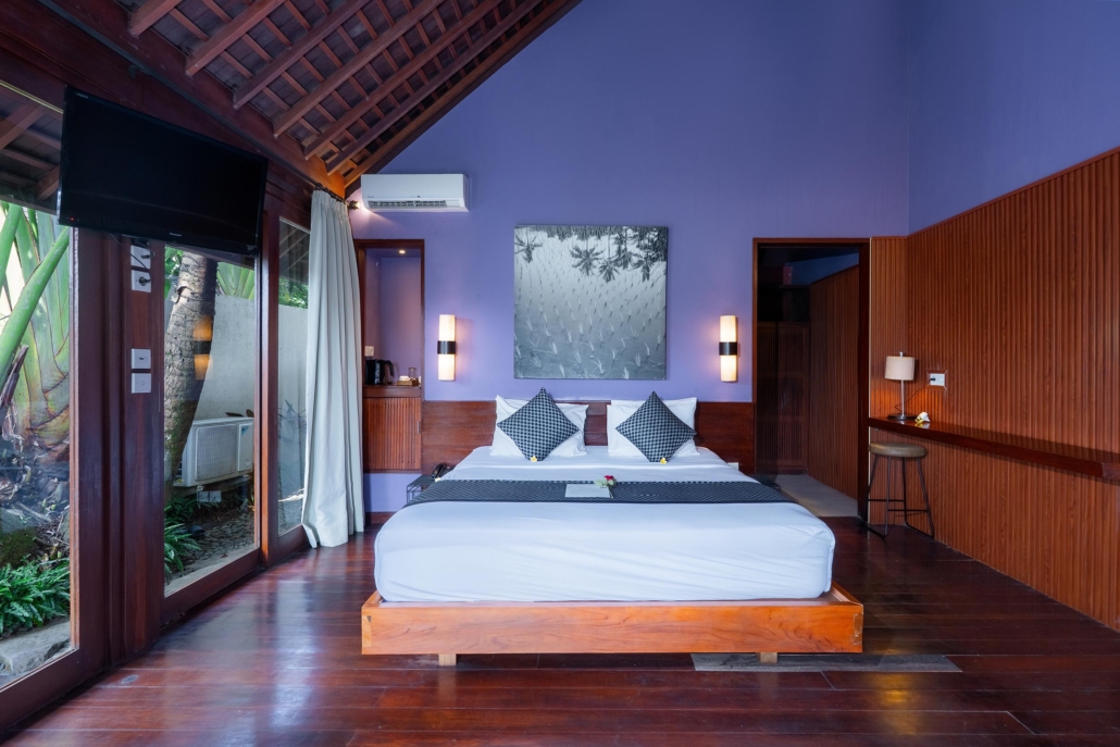 Sunrise Rice fields Villa Bedroom